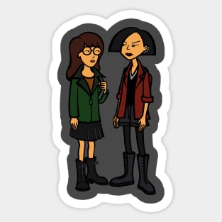 Daria and Jane Sticker